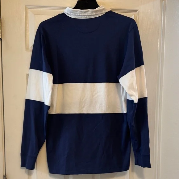 Men’s Vineyard Vines Navy and White Rugby Shirt - Picture 3 of 3